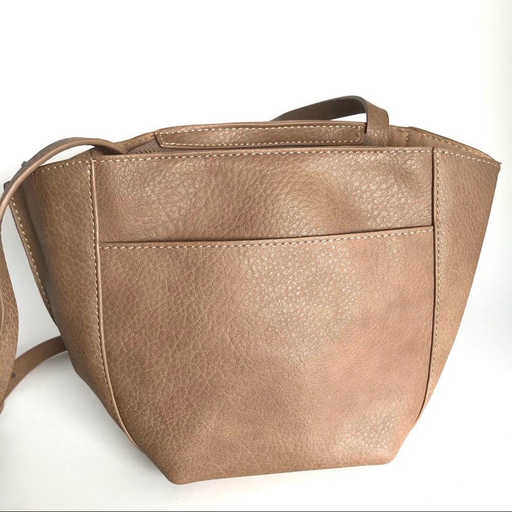 Anthropologie Tan Crossbody Bag NWOT